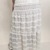 Lace in Bloom Tiered Midi Skirt