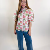 High Rise Wide Leg Pants with Front Seam