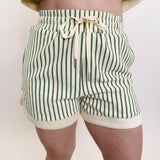 Clubhouse Stripe Knit Shorts