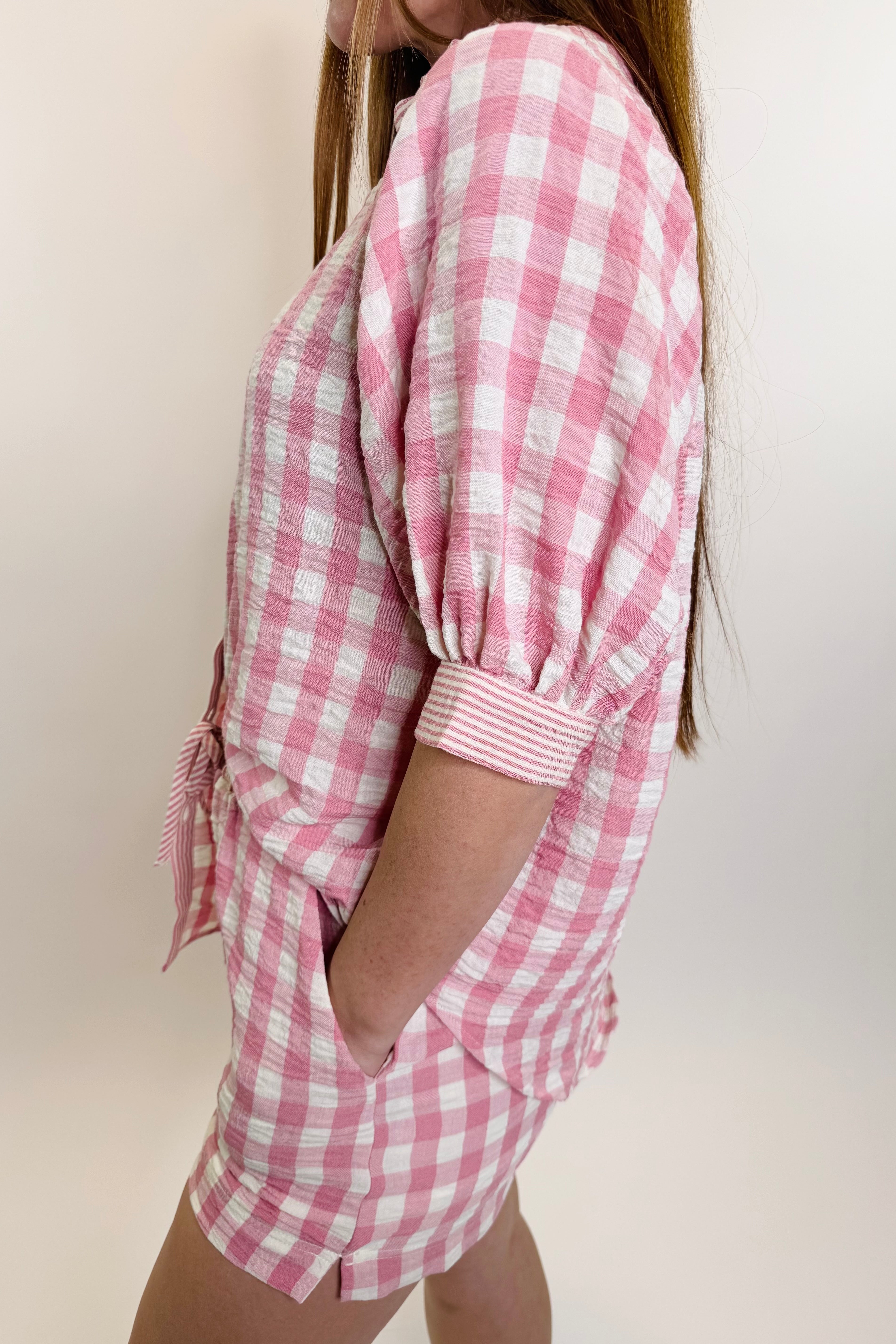 Picnic Gingham Lounge Top