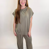 Solid Knit Comfy Pants