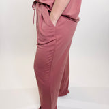 Solid Knit Comfy Pants