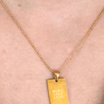 More Self Love Necklace | Gold