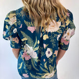 Botanical Breeze Puff Sleeve Top