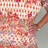 Wildflower Whimsy Smocked Mini Dress