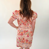 Wildflower Whimsy Smocked Mini Dress