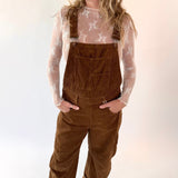 RISEN Corduroy Barrel Overalls