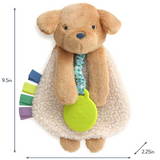 Itzy Lovey™ Plush and Teether Toy | Trevor the Puppy