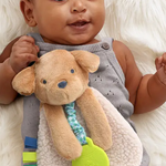 Itzy Lovey™ Plush and Teether Toy | Trevor the Puppy