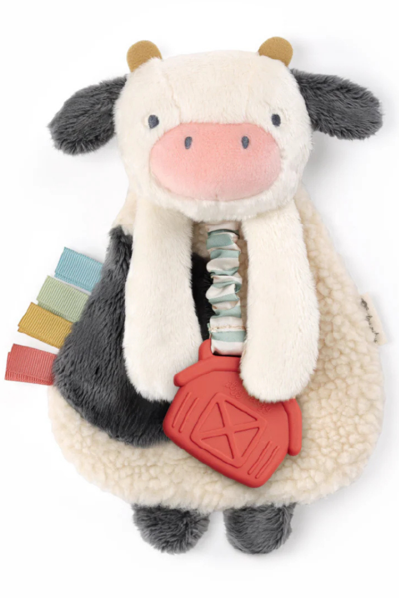 Itzy Lovey™ Plush and Teether Toy | Carmen the Cow