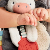 Itzy Lovey™ Plush and Teether Toy | Carmen the Cow