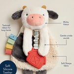 Itzy Lovey™ Plush and Teether Toy | Carmen the Cow