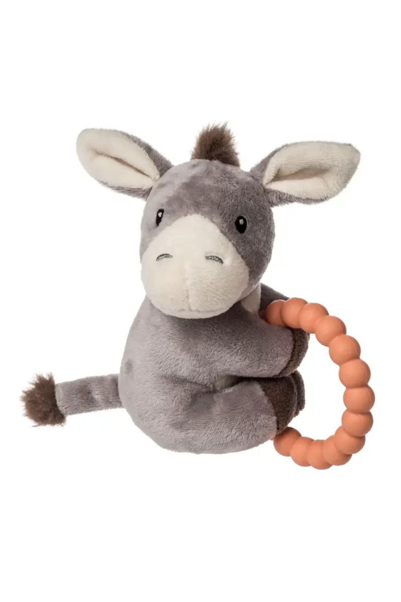 Dusty the Donkey Teether Rattle | Mary Meyer
