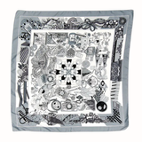 Multi Print Silky Twill Scarf