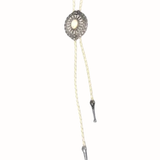 White Turquoise Western Lasso Necklace