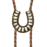 Western Horse Shoe Braided Necklace
