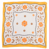 Boho Daisy Silky Bandana Square Scarf