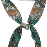 Bohemian Paisley Border Print Scarf