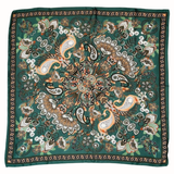 Bohemian Paisley Border Print Scarf