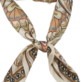 Bohemian Paisley Border Print Scarf