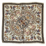 Bohemian Paisley Border Print Scarf