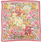 Floral Bloom Print Square Scarf