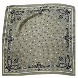 Paisley & Stars Silky Square Scarf