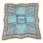 Tulip Bloom Floral Square Scarf