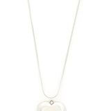 Big Love Heart Necklace | Silver