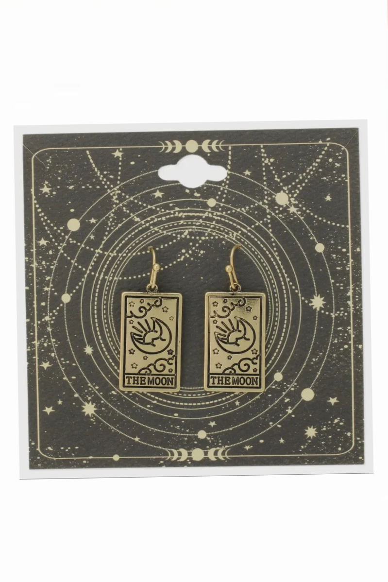 Tarot Card Earrings | The Moon