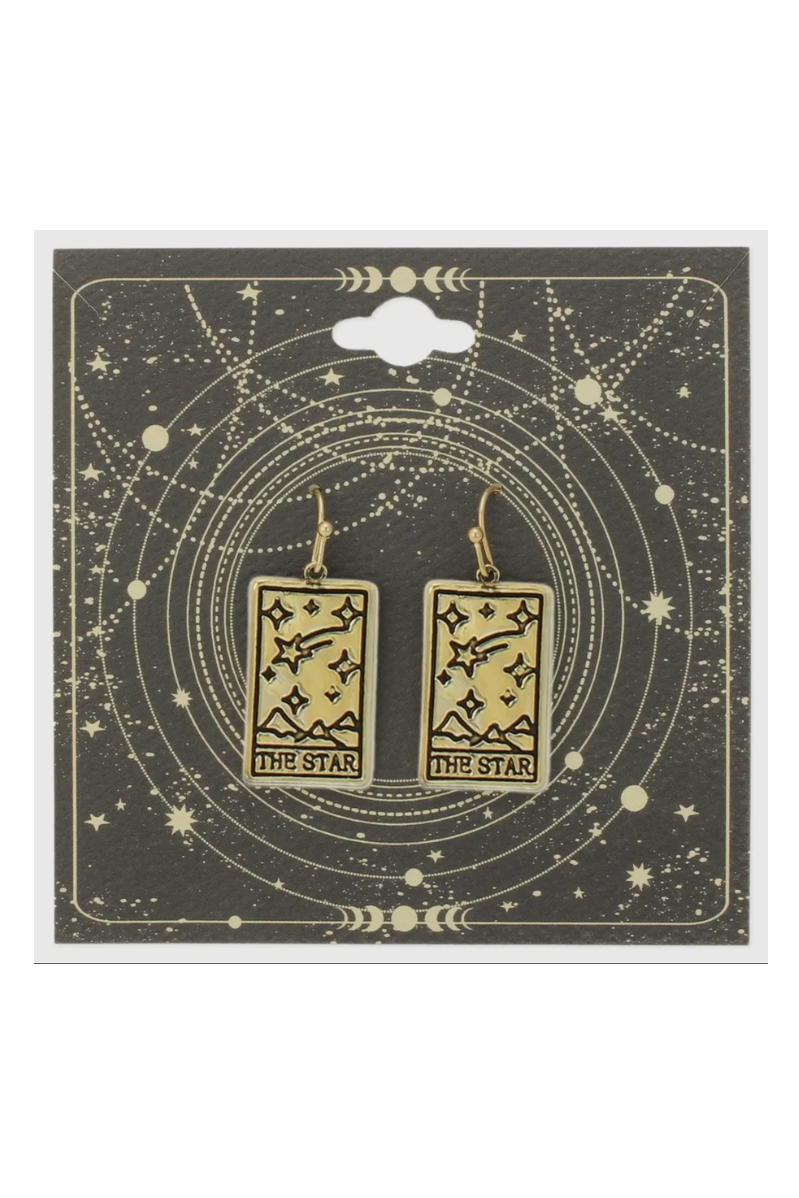 Tarot Card Earrings | The Star