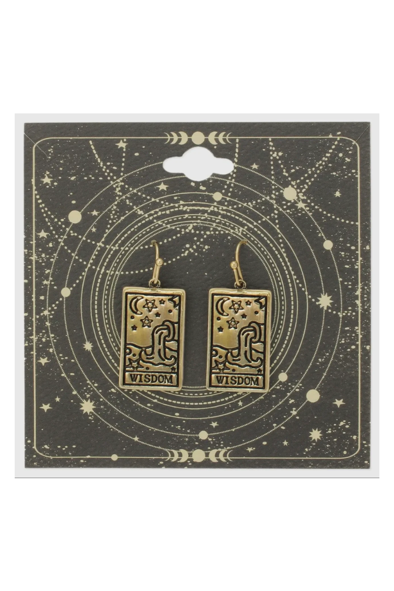 Tarot Card Earrings | Wisdom