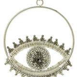All Eyes On Me Earrings | Silver