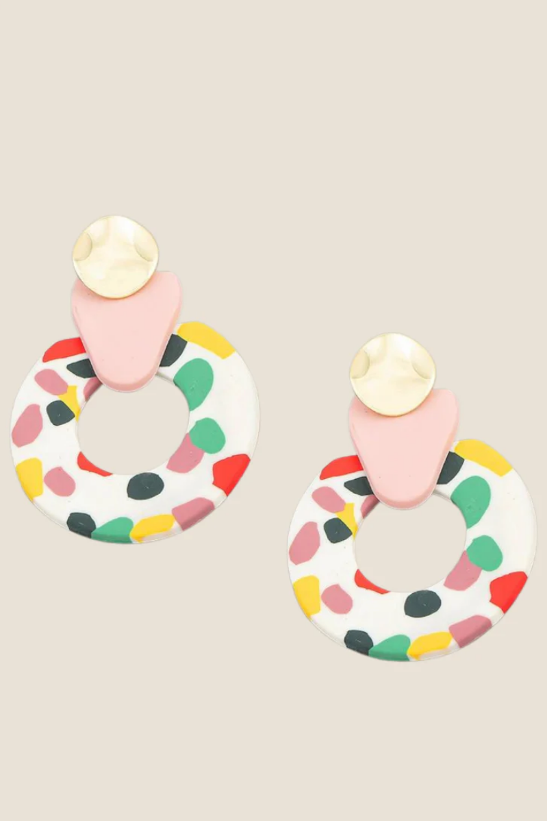 Sprinkle Cheer Clay Earrings