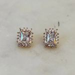 Rhinestone Crystal Post Earring