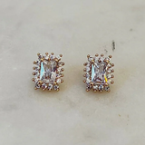 Rhinestone Crystal Post Earring