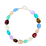 Autumn Jewels Mixed Stone Statement Necklace
