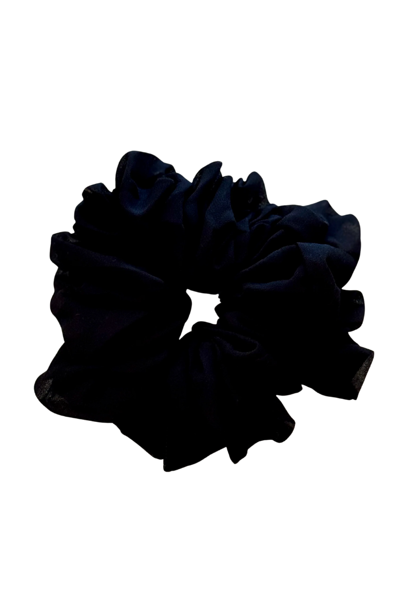 Jumbo Black Scrunchie