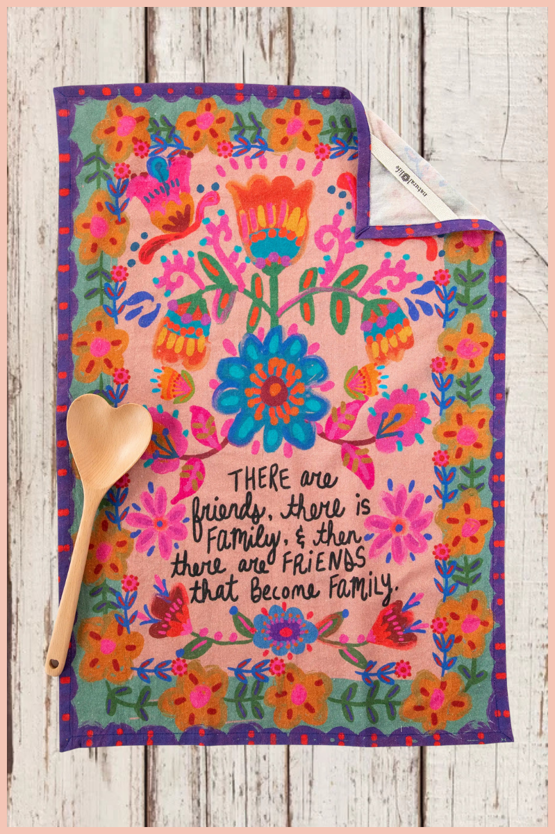 Cotton Dish Towel | Natural Life | Friends