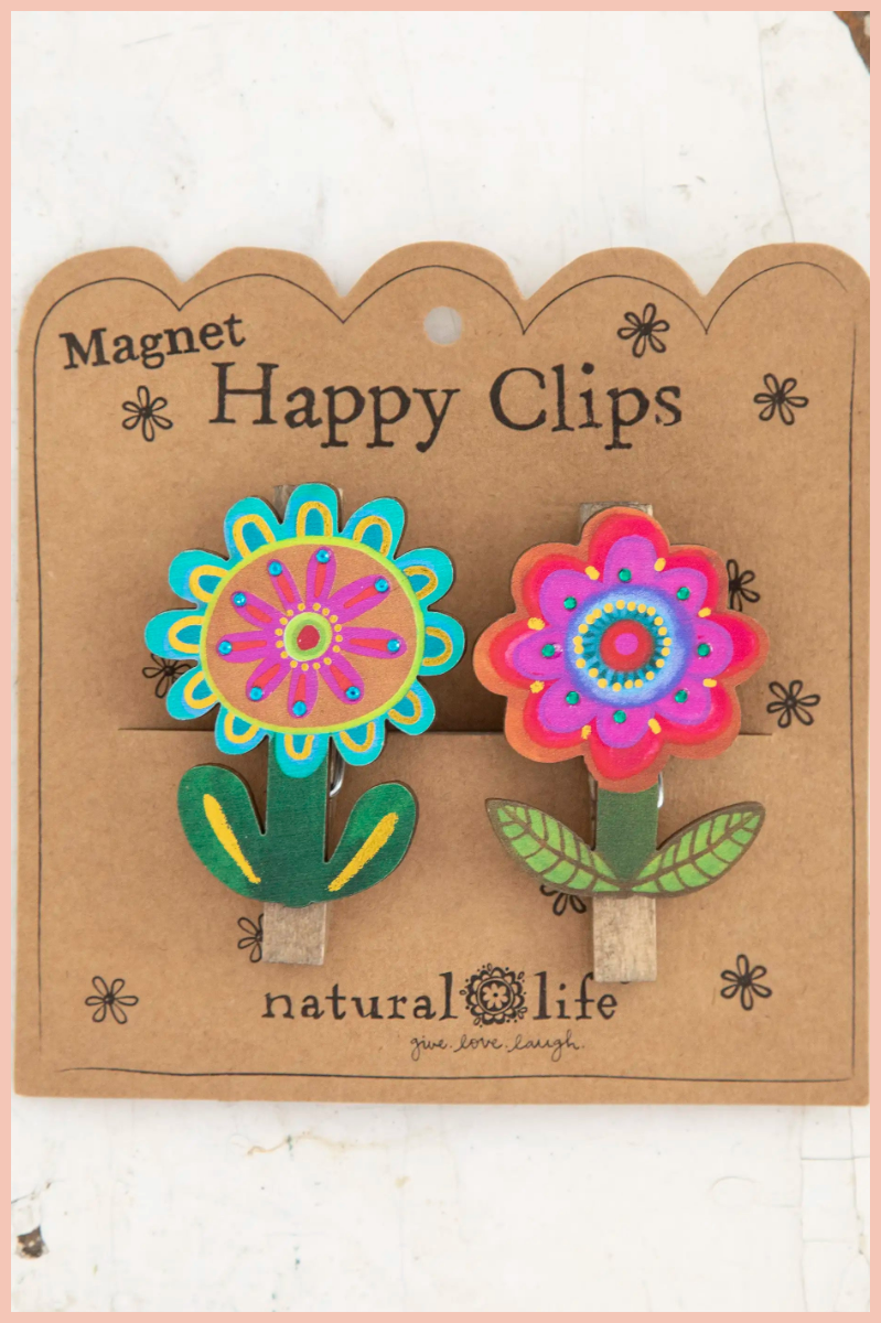 Magnet Happy Clips | NATURAL LIFE | Flower