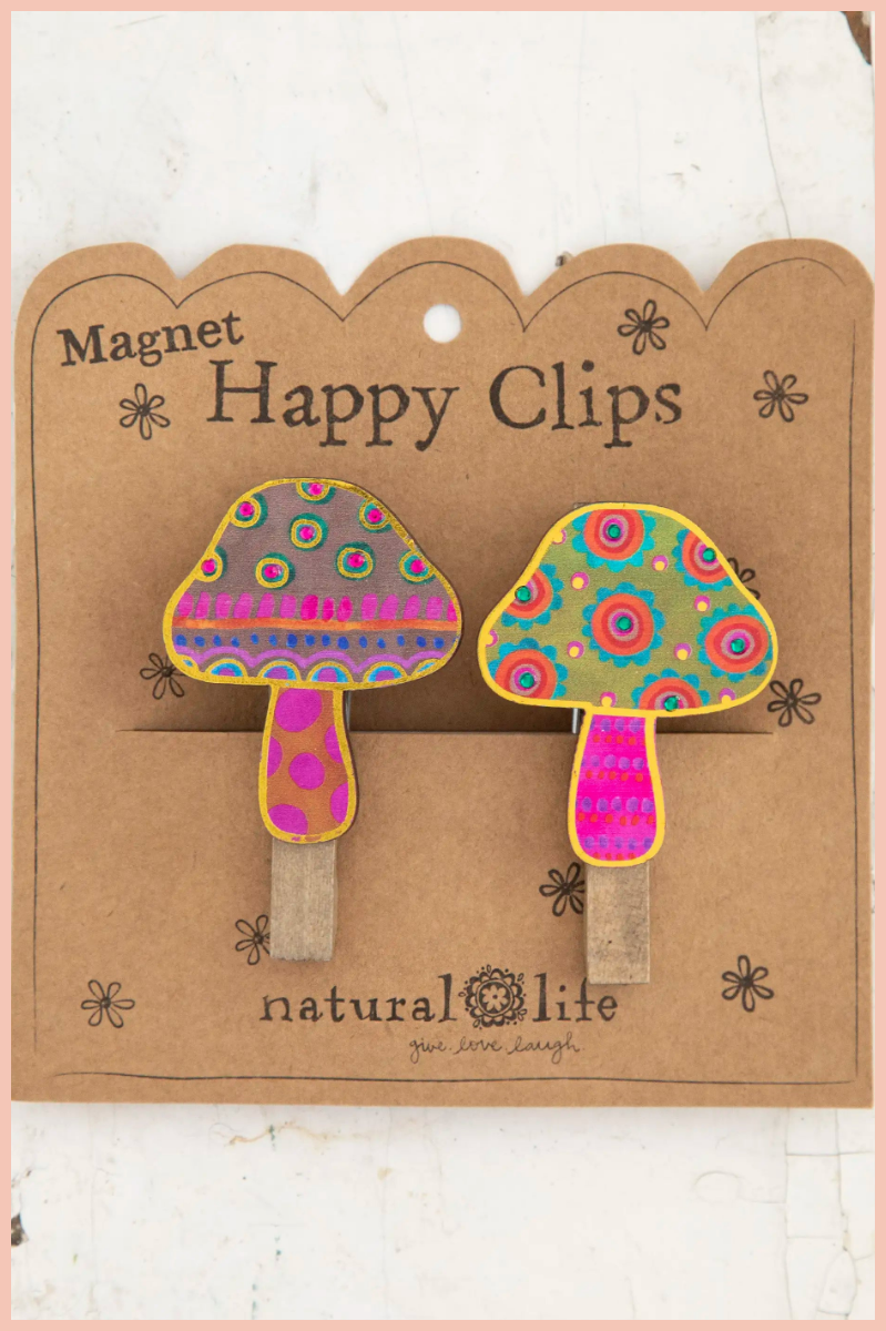 Magnet Happy Clips | NATURAL LIFE | Mushroom