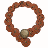 Y2K Western Concho Circle Belt  Camel