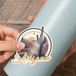 AZ Lithograph Badge Sticker | 3.5" x 3.5"