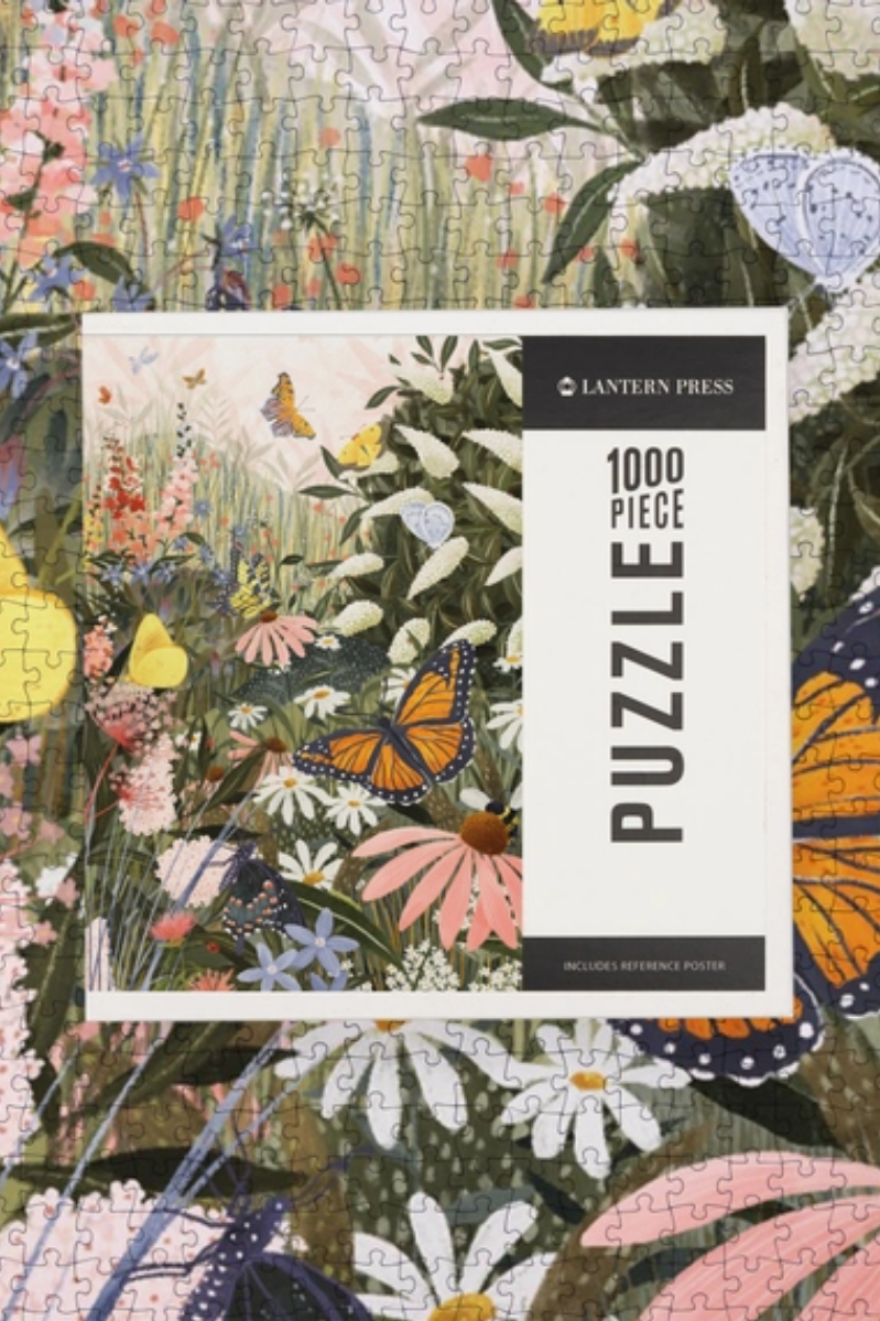 1000 Piece Puzzle | Butterfly Garden