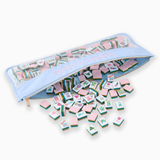 Light Blue Bamboo Mahjong Bag | Oh My Mahjong