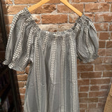 Gingham Grace Ruffle Hem Shorts