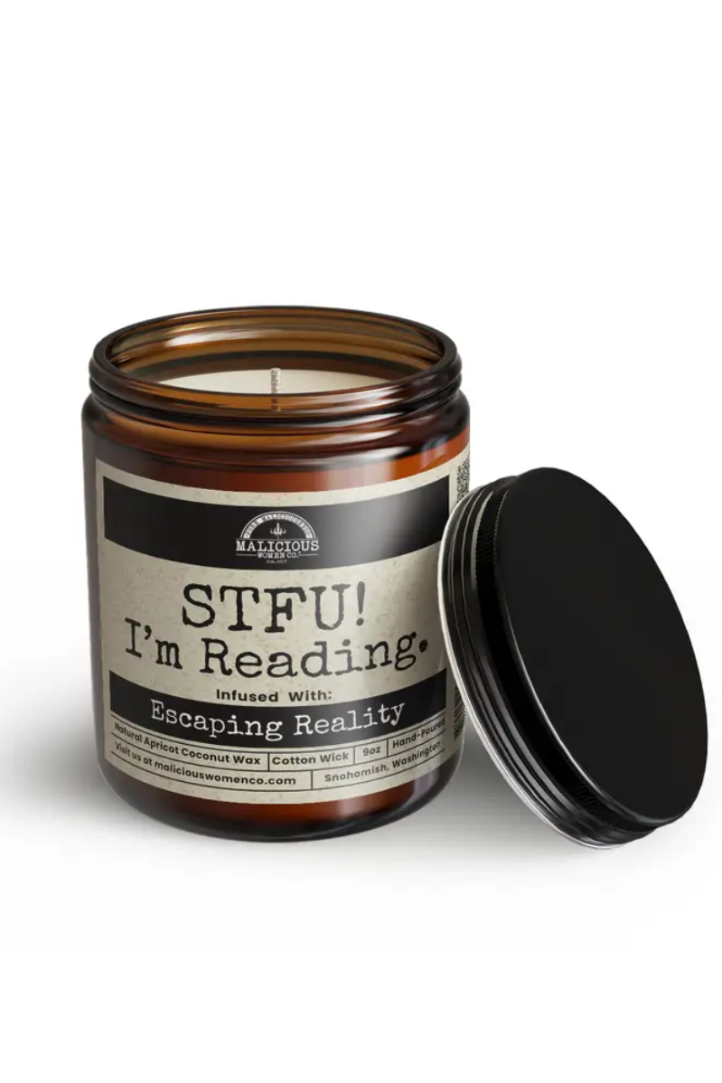 STFU! I'm Reading Candle | Speakeasy