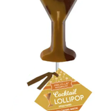 Gourmet Chocolate Cocktail Lollipops | Salted Caramel Martini