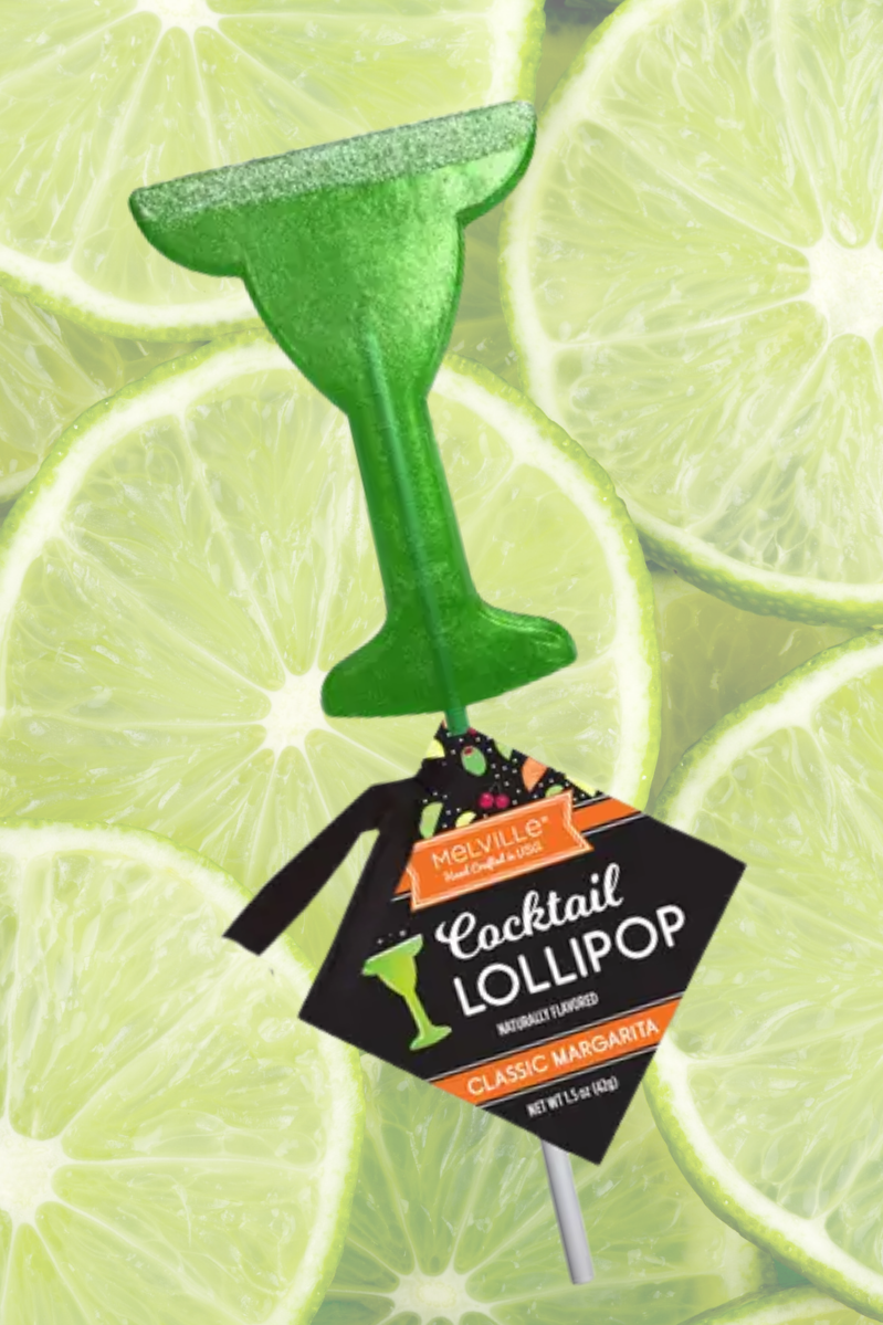 Gourmet Cocktail-Inspired Hard Candy Treat | Classic Margarita