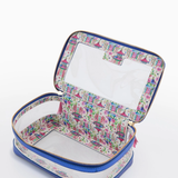 Metallic Blue Tile Storage Bag | Oh My Mahjong